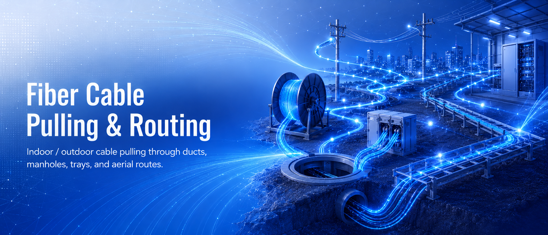 Fiber Cable Pulling & Routing