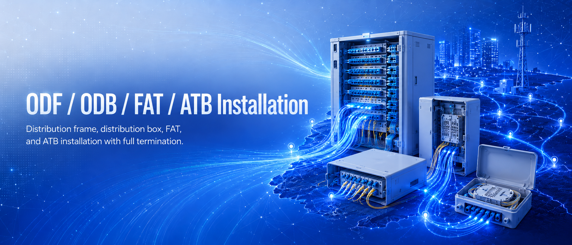 ODF / ODB / FAT / ATB Installation